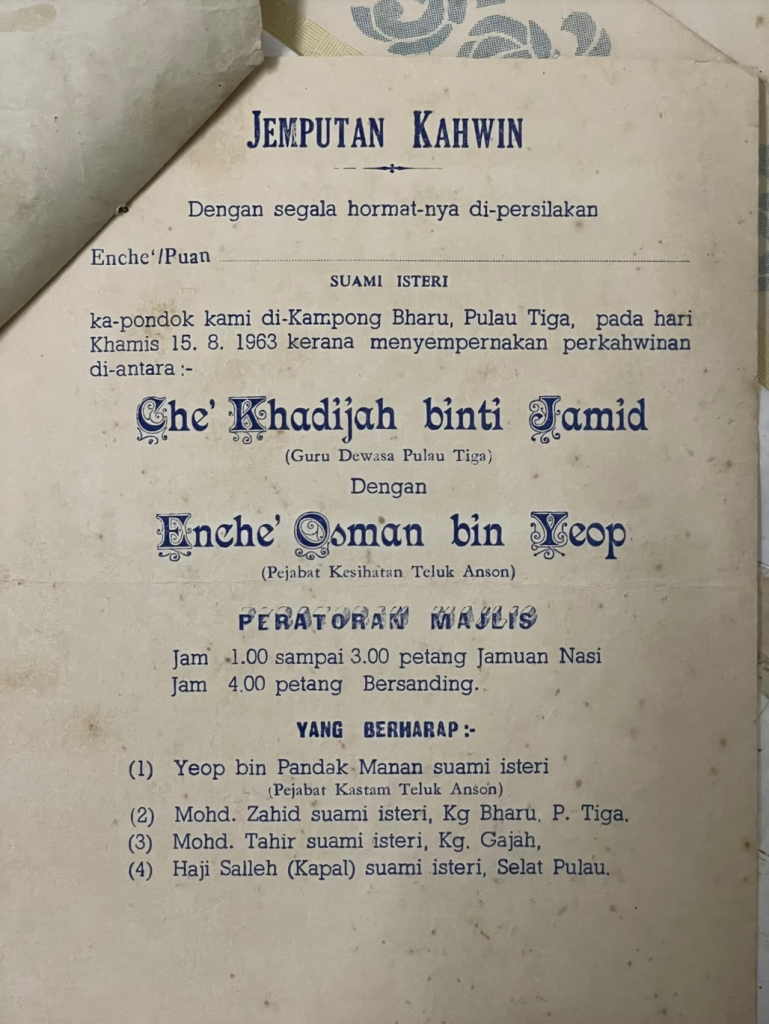 kad kahwin